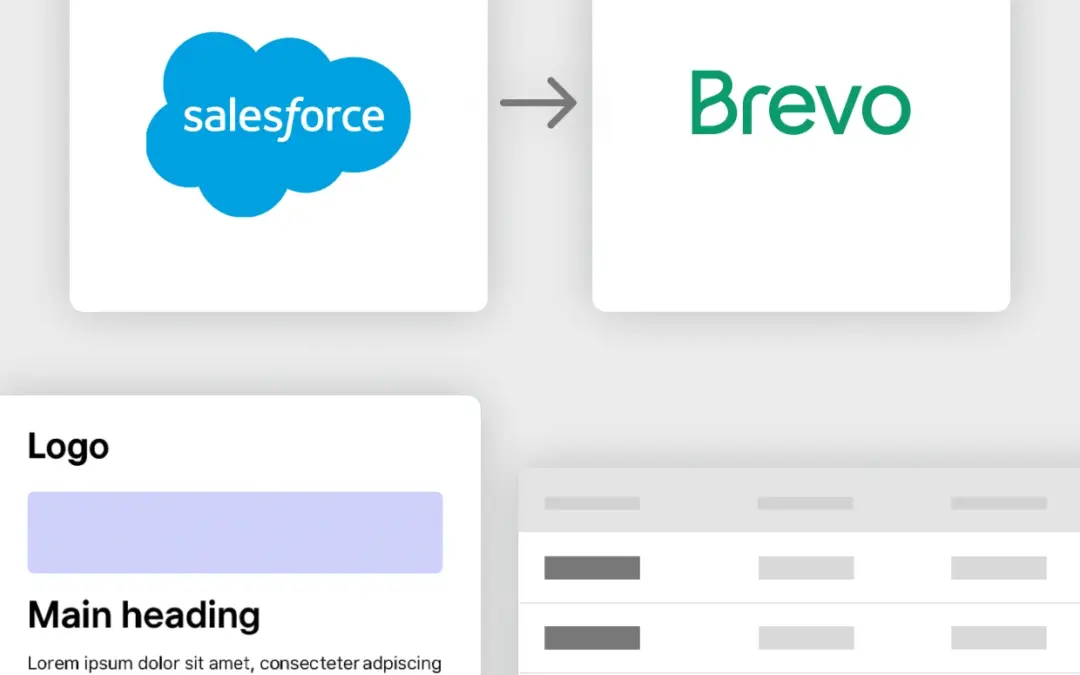 Migrate from Salesforce to Brevo while simplifying the data and automation structure